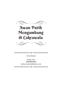 [Ebook]- Awan Putih Mengambang di Cakrawala