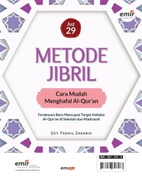 Image of Juz 29 Metode Jibril